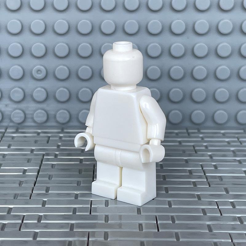 DIY Transparent Minifigure Building Blocks - Plain & Multi-color Paintable