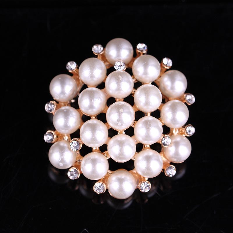 Fashion Creative Full Pearl Bright Brooch Brooch Corsage Women's Flower Brooch Clothing Jewellery Designer Brooch Mini Perfect Gift for Couples