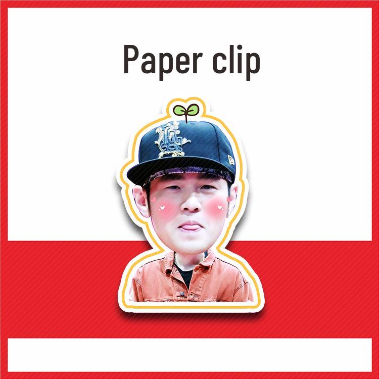 Jay Chou Decorative Binder Clips: Fun, Simple Ins Style for Photos and Papers.