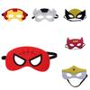Spiderman Iron Man Batman Kids Felt Mask Halloween Costume Accessory For Role Play Fun