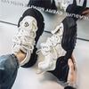 New Men's Niche Design Low Top Thick Soled Casual Shoes Comfortable Versatile Non Slip Trend Chunky Sneakers 2025