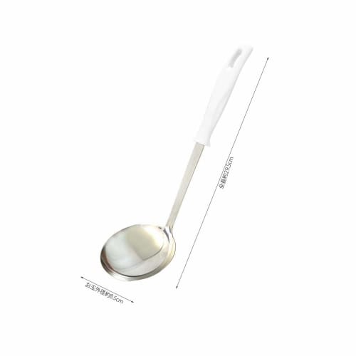Kai House Select Large Ladle, White, Made in Japan, Dishwasher Safe, DE5800