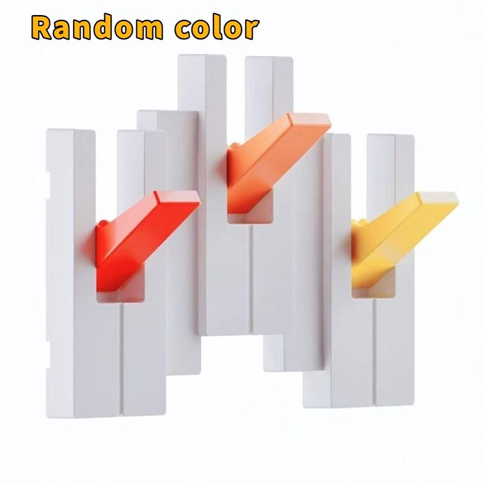 Door Hook Piano Key Shaped Wall Mounted Coat Rack Space Saving No-drill Entry Hooks Colorful Foldable Coat Hook Bedroom Wall