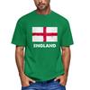 Men's Casual Short Sleeve T Shirt Crew Neck Printed Graphic Tee Top England Flag Design Fashionable Fit