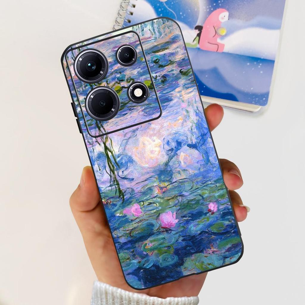 For Infinix Note 30 Pro Case Stylish Painted Cover Soft Silicone Phone Cases For Infinix Note30 Note 30 Pro X6833B X6716B Bumper