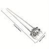 Viking Lotus U-Shaped Hairpin: Retro Norwegian Style Women's Jewelry Accessory