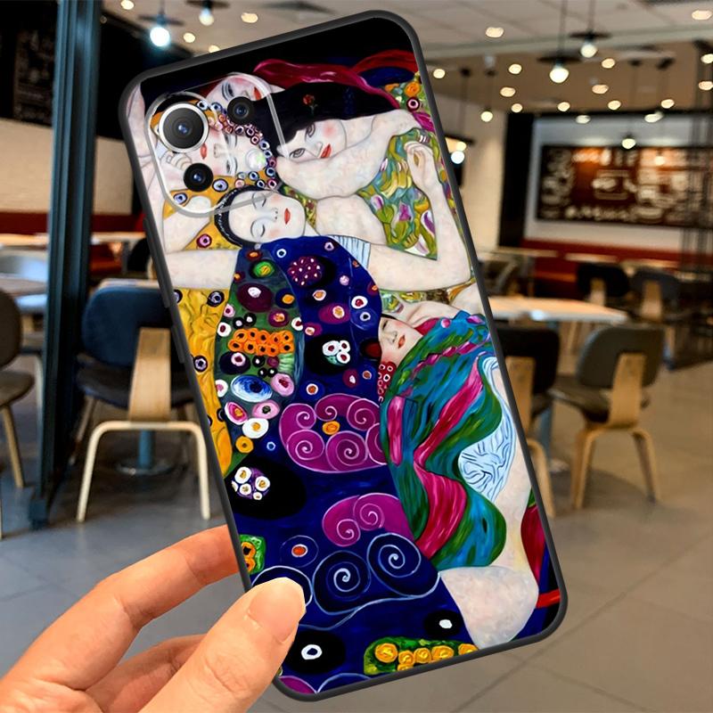 Kiss by Gustav Klimt Case For Xiaomi 13 14 15 Ultra 11T 12T 13T 14T Pro POCO X7 Pro X3 X5 X6 F5 F6 M6 Pro Coque