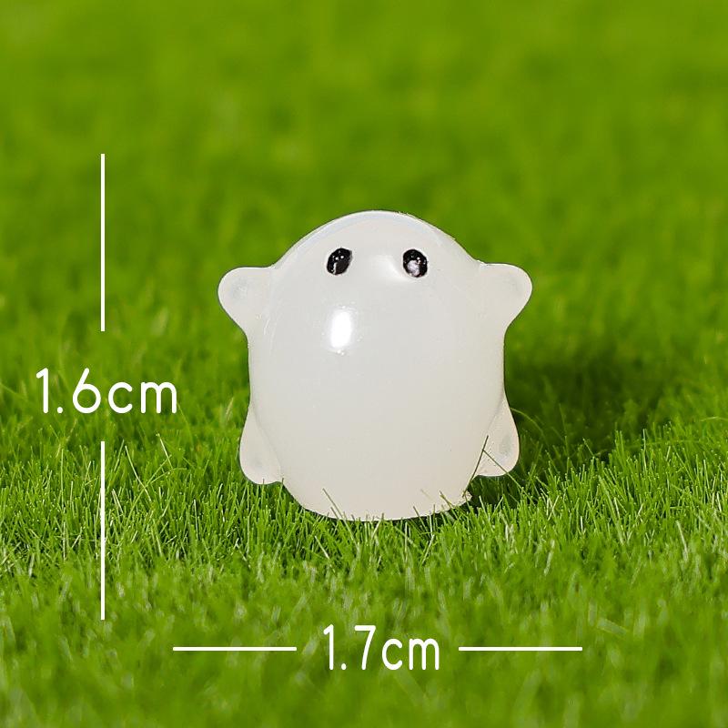 Luminous Little Ghost Micro-landscape Creative Car Resin Craft Decorative Small Ornaments