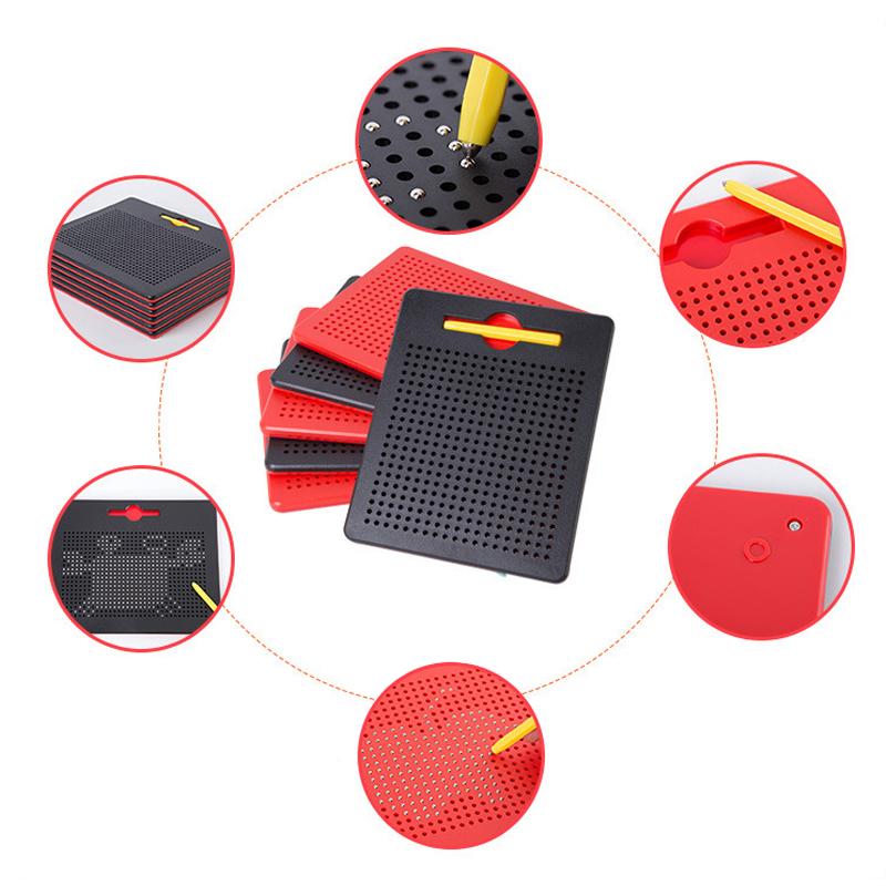 Magnetic Drawing Board Ball Sketch Pad Tablet with Magnet Pen Kids Learning Educational Toys for Children Gift Magpad Creative