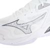 Volleyball Shoes Wave Momentum 3 MID Club Activities Indoor Wide Lightweight Indoor White X Gray X Silver Cm [Mizuno] 29.0 2.5E