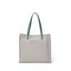 Margaret Howell Idea Tote Bag [Grampians] Women's, A4 Size Storage, Shoulder Strap, Linen with Leather Attachment, Made In Japan, MHLH5GH1
