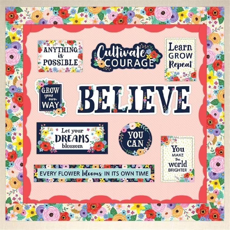 Decorations for School Bulletin Board Border Wall Locker Decoration Bulletin Board Border Flower Scalloped Border Trim
