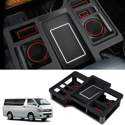 LIMSTYLE Toyota Hiace 200 Series Drink Table, Cup Holder, Extension Tray, Center Console, Storage