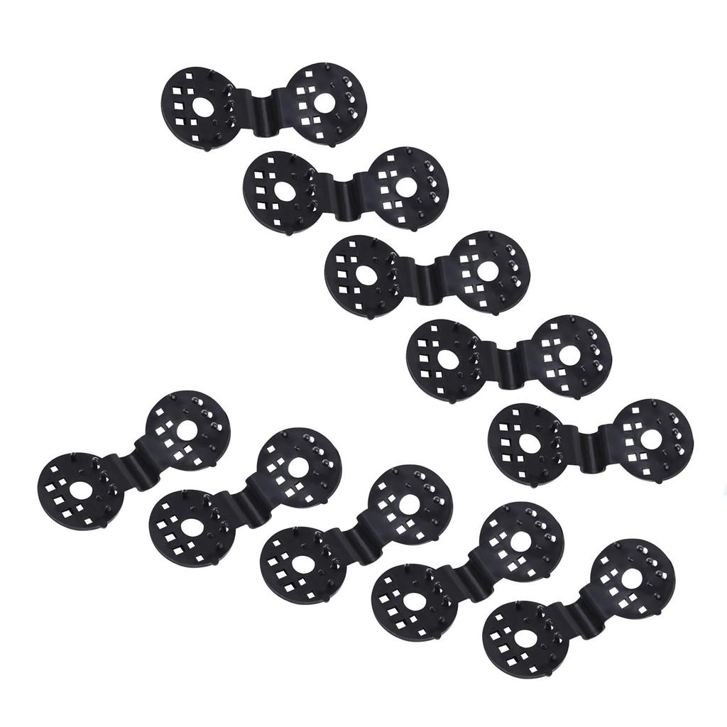 10 Stück Schattiernetz Kunststoffclip Abnehmbare Multifunktionale Sonnenschutzclips für Freiland Ackerland