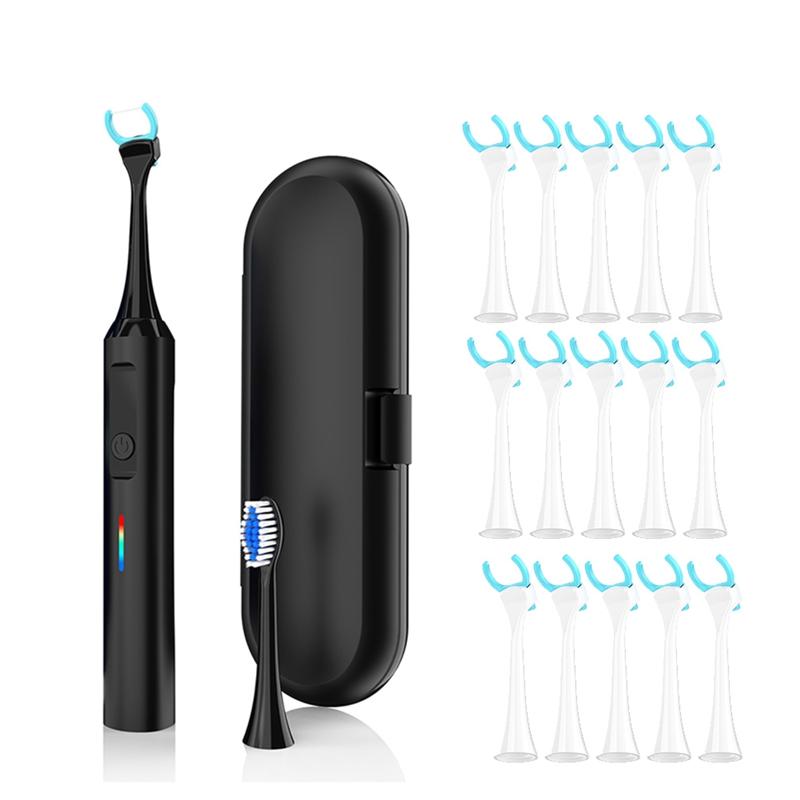 

Electric Flosser 50 Replacement Heads Power Flosser And Electric Toothbrush For Home And Travel Rushing And Flossing Black чёрный