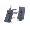 WPC Flooring T-Shaped Plastic Clip with Stainless Steel 6mm Screw Wood-Plastic Fastener