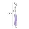 Comb Eyelash Applicator Easy To Use False Lash Application Tool Stainless Steel Eyelash Tweezers Stainless Steel For Beauty