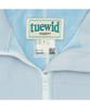 To With Tuewid Light Weight Fleece Set Up Zip Up In Powder Blue