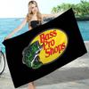 Fiskemärke Bass-Pro-Shops Badlakan Mikrofiber Mjuk Vattenabsorberande Andningsbar För Flickor Barn Dekorativ Tecknad Strandhandduk