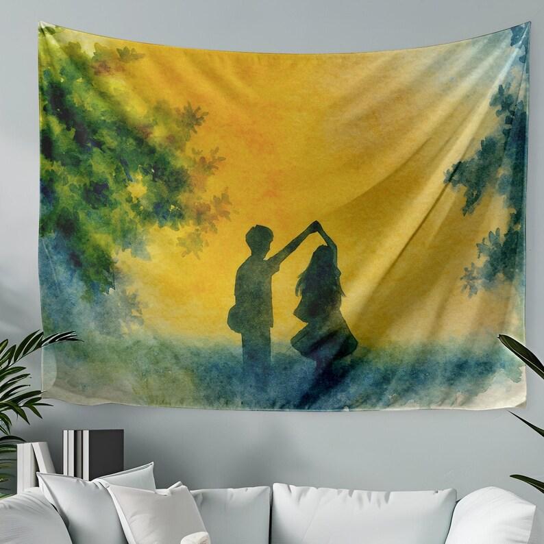 Couples tapestry 75x100 чёрный