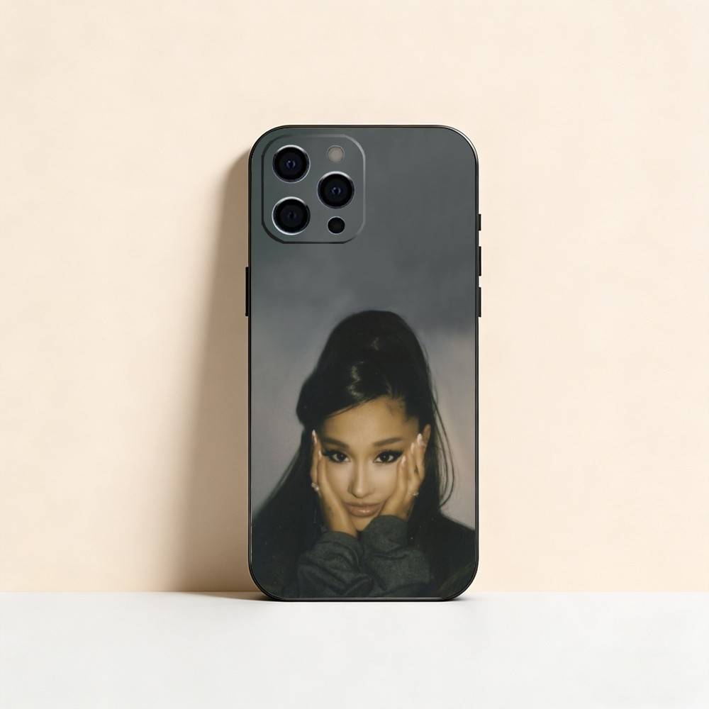 Ariana Grande Phone Case For iPhone 17, 16,15,14,13,12,11 Plus,Pro Max, Others Soft Black Cover
