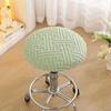 Elastic Round Bar Stool Cover Swivel Seat Slipcover Dustproof Protector For High Chairs Universal Fit