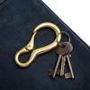 1 Stück Messing Karabiner Schlüsselanhänger Kürbisförmiger Schlüsselring Outdoor Klettertasche Erdnuss Schnalle Für DIY Schlüsselanhänger Tasche Zubehör