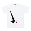 Cross-border American Trendy Brand Bestseller Heart-shaped Unisex 3D Printed Crew Neck Simple Casual Loose Short-sleeve T-shirt