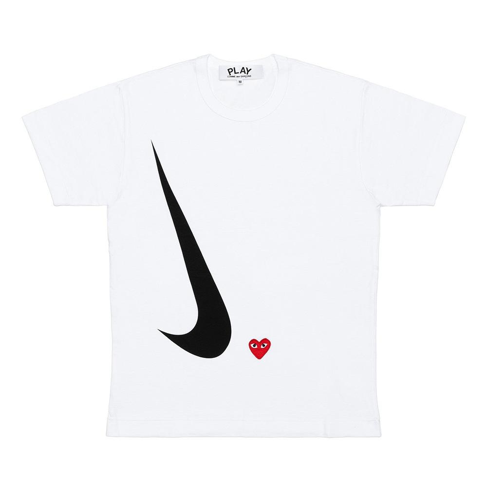Cross-border American Trendy Brand Bestseller Heart-shaped Unisex 3D Printed Crew Neck Simple Casual Loose Short-sleeve T-shirt
