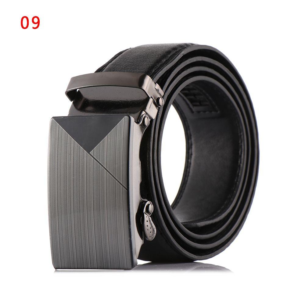 Luxury Strap High-Quality Waist Belts Automatic Buckle Ratchet Waistband Leather Belts