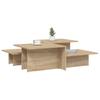  Coffee Tables, 2 Pcs., Sonoma Oak, Wood-based Material