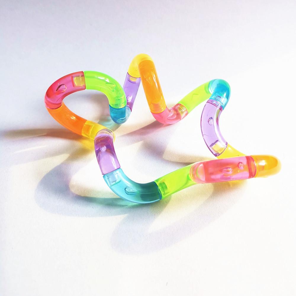 1Pc Tangle Fidget Toy Twisting Sensory Hand-Eye Coordination Toy Anxiety Relief Finger Toy for Kid Adult Fine Motor Skills