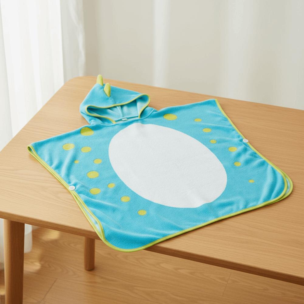Warm Single Layer Kids Bath Towel Cartoon Soft Girls Hooded Bathrobe Swim Towel Shower Cloak Boy Cloak Towel Girl