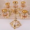 Elegant European Metal Candle Holder for Festival Occasion Night Decorations