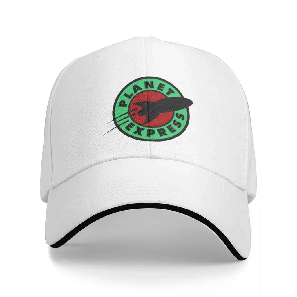 Planet Expressed Logo Print Baseball Cap Y2k Retro Classic Couple Women Trucker Hat Adjustable Custom Kpop Rock Baseball Caps