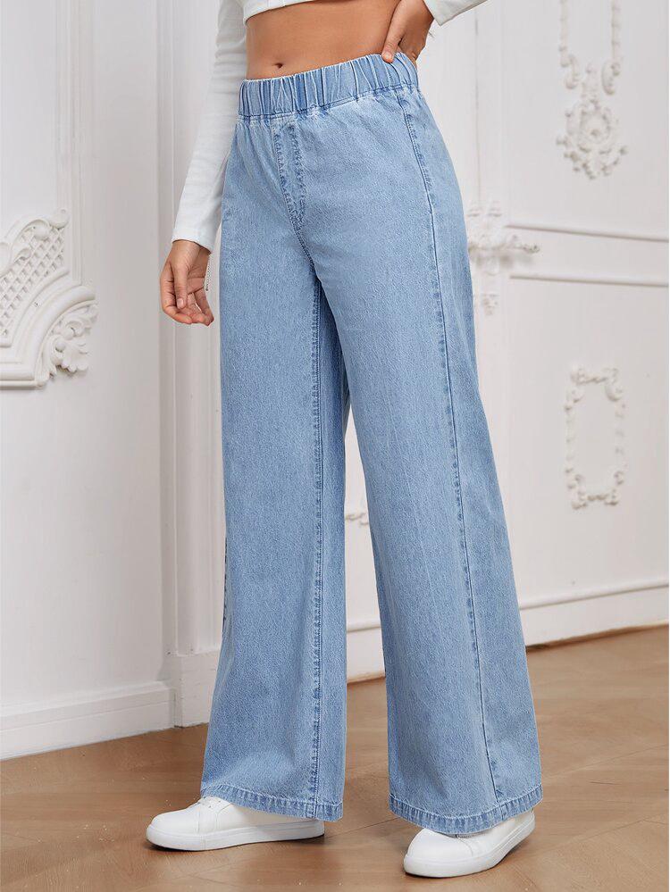 Women's Trendy Retro Wide-Leg Denim Jeans 2025 Collection