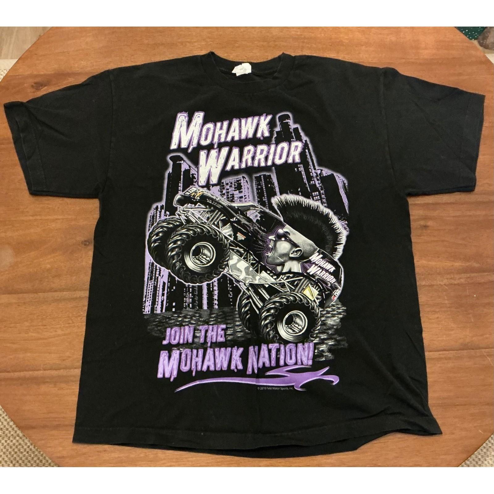 Mohawk Warrior Monster Truck Join The Mohawk Nation 2010 T Shirt Black XL Unisex T-Shirt S