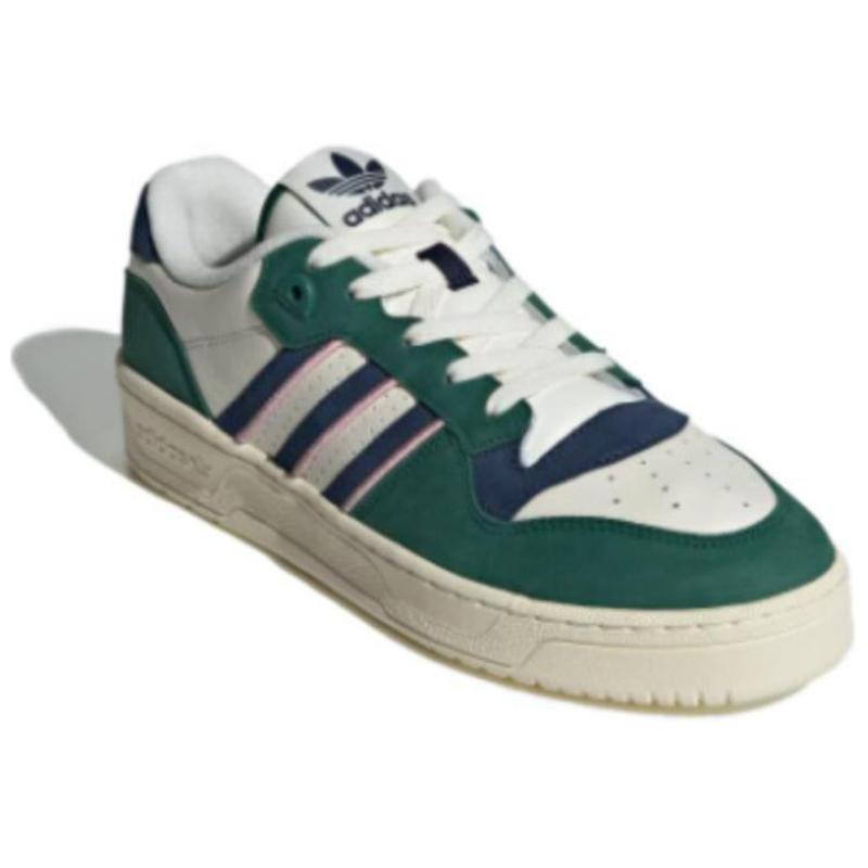 Adidas Originals Rivalry Anti-Slip Wear-Resistant Low-Top Skateboard Shoes Green White Sneakers IH0500