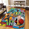 Onepunch Man Teppich für Wohnzimmer Schlafzimmer Zuhause Sofadekoration Kinder Spiel rutschfeste Bodenmatte