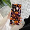 Happy Halloween Katze Kürbis S25FE Klare Hülle Für Samsung Galaxy S25 S24 S23 Ultra S20 S21 FE S22 Plus A56 5G A17 A07 Handyhülle