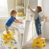 Non-Slip Folding Stool Sturdy Kids Step Stool Cartoon Low Chair  Kitchen
