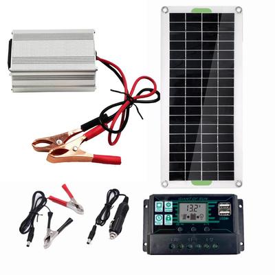 Monocrystalline Panels System Kit Solar Panels Kit Lightweight Portable Solar Inverter Kit for