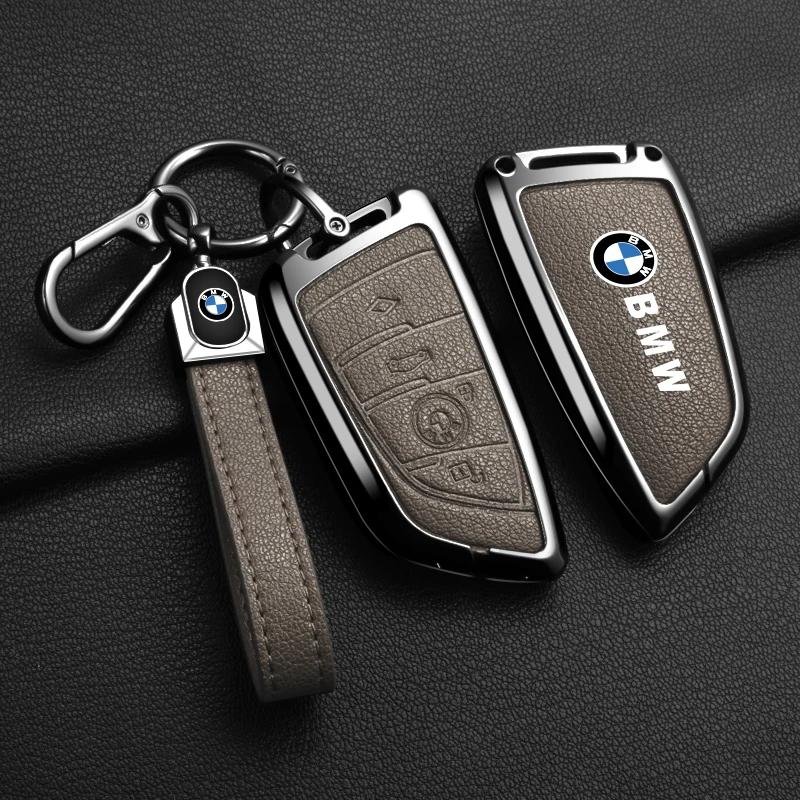 

Hot 2025 Car Key Case Cover Shell Holder Full Protector For BMW X1 X3 X5 X6 X7 1 3 5 6 7 Series G20 G30 G11 F15 F16 G01 G02 F48