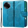 Realme 11 5G Flip Case, Butterfly, Blue