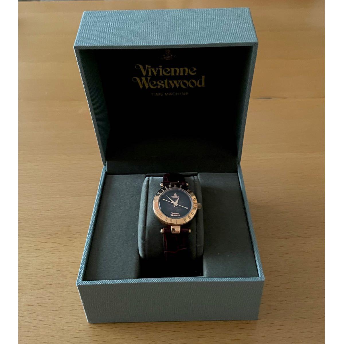Used Vivienne Westwood Watch Analog Watch Genuine Leather Strap Case Included