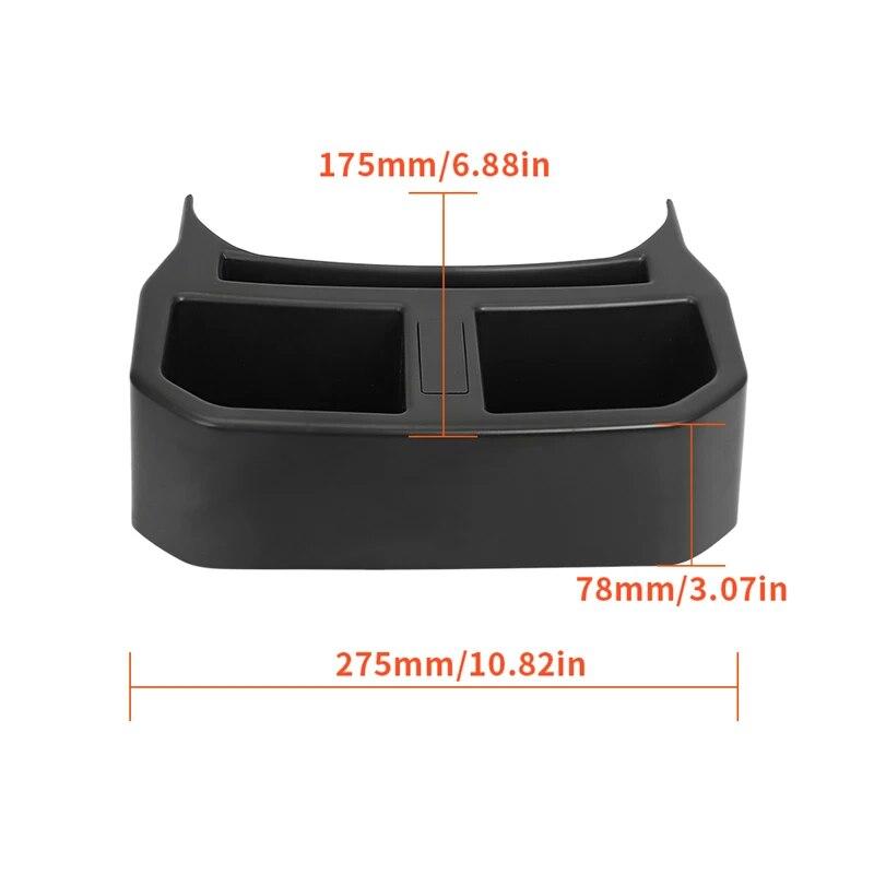 For Jeep Wrangler JL 2018  Gladiator JT  Console Mounted Drink Holder Rear Drain Water Cup Holders Car Interior Parts
