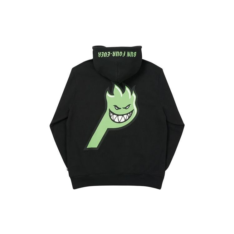 Palace x Spitfire Live To Bun Hood Black Unisex Tops P19HD012