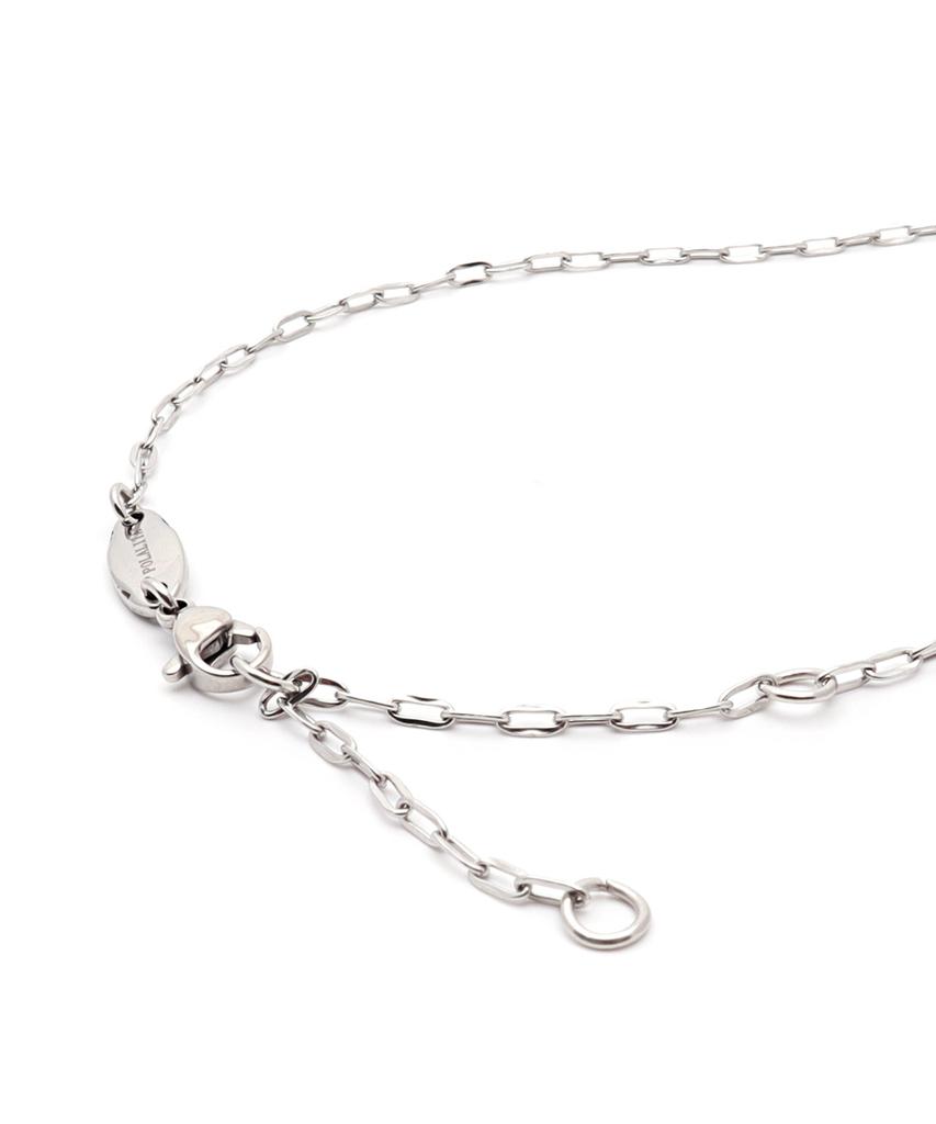 Polalita Surgical Mini Cross Chain Necklace (Plt-Nl-059_Sv)