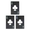 2/3Pcs Poker Card Bottle Opener Heavy Duty Stainless Steel Spade A Manual Beer Bottle Can Opening Tool Kitchen Gadget Seniors Arthritis Chef Gift