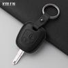 Genuine Leather Auto Key Fob Cover Case Housing Fit For Peugeot 106 107 206 207 306 307 406 407 Citroen C1 C2 C3 C4 Xsara Picasso Fit For Toyota